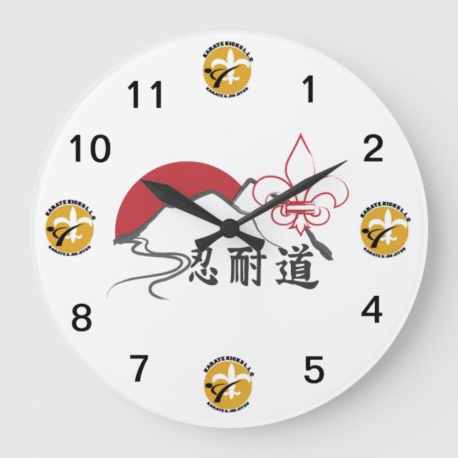 reloj de kicks de karate (Anverso)