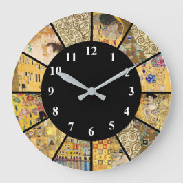 Reloj de Klimt - Reloj de arte clásico de oro