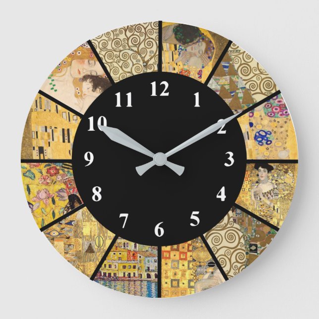 Reloj de Klimt - Reloj de arte clásico de oro (Anverso)