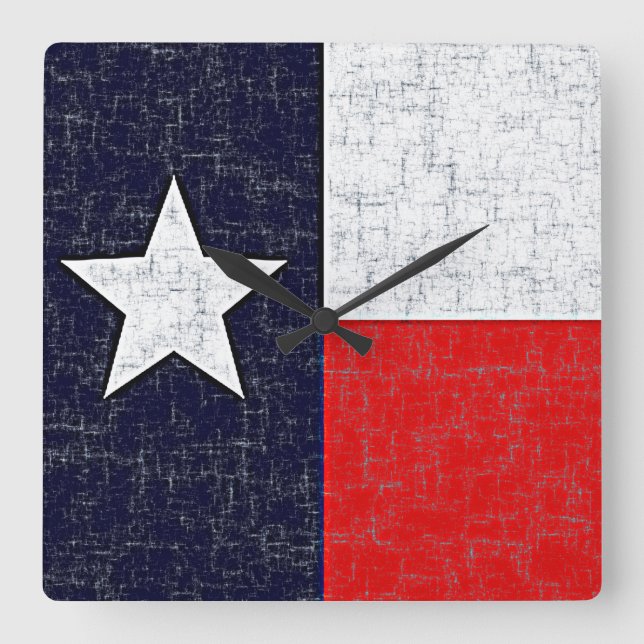 Reloj de la BANDERA del ESTADO de TEJAS (Anverso)