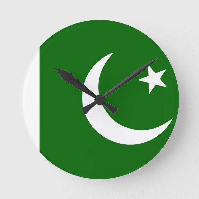reloj de la bandera pakistán (Anverso)
