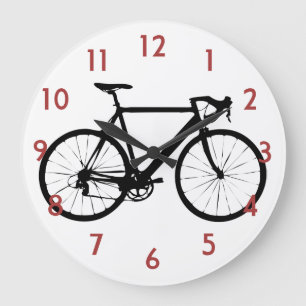 Reloj de la bicicleta - reloj de pared de la bici