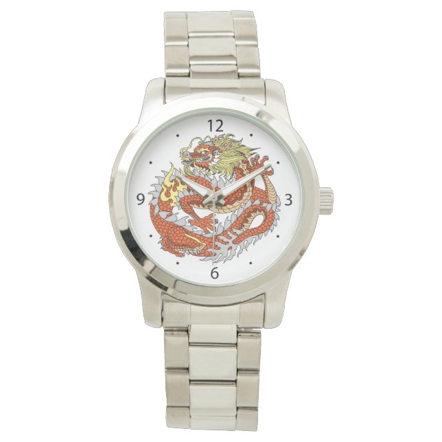 Reloj de la cadena de herradura china (Anverso)