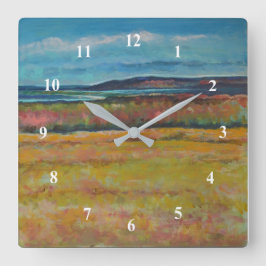 Reloj de la casa costera de la duna de arena coste