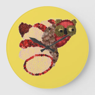 Reloj de la cocina de búho