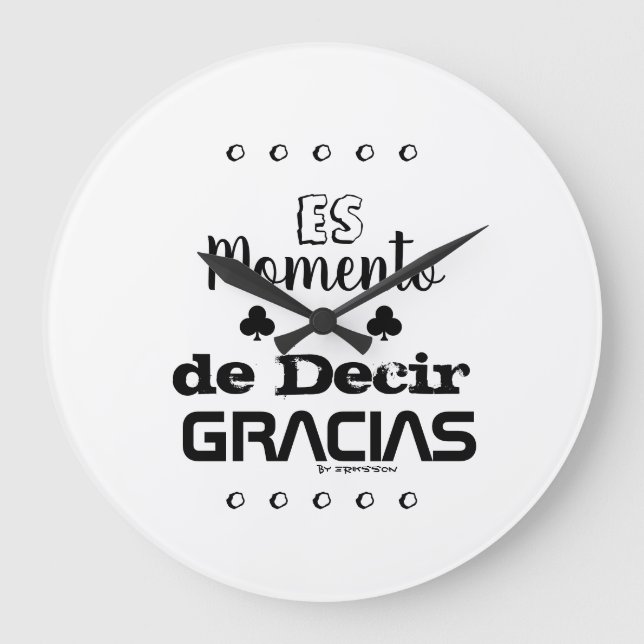 Reloj de la escoba de Motivacional (Anverso)