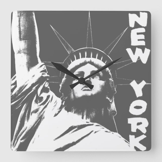 Reloj de la estatua del Muro de la Libertad en Nue (Anverso)