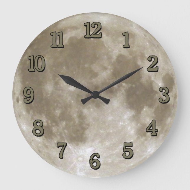Reloj de la luna con números (Anverso)