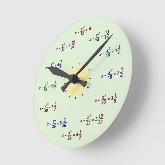 Reloj de la matemáticas