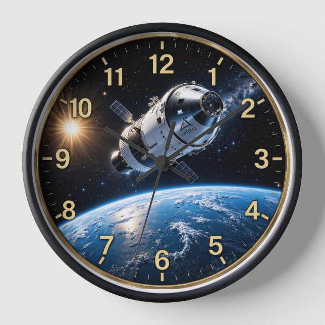 Reloj de la misión lunar Artemis (Anverso)