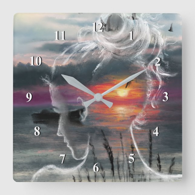 Reloj de la mujer del amanecer (Anverso)