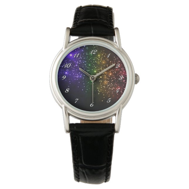 Reloj de la muñeca del crepúsculo arco iris (Anverso)