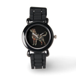 Reloj de la muñeca del labrador masculino, Camo Wa