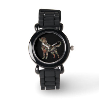 Reloj de la muñeca del labrador masculino, Camo Wa