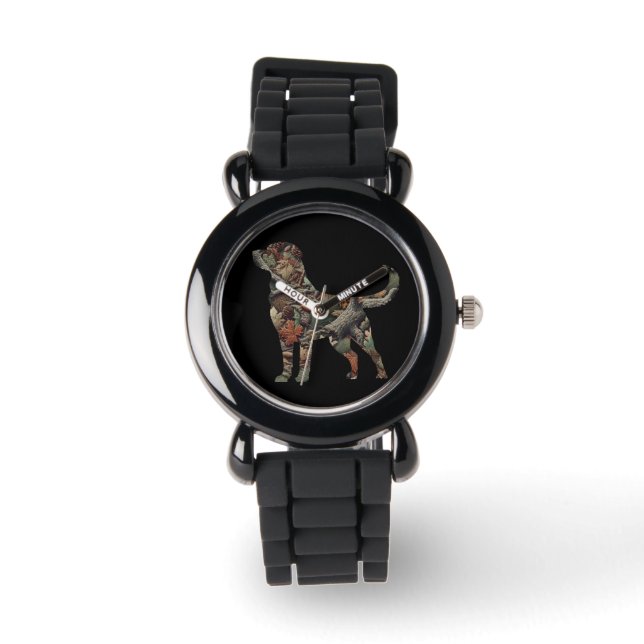 Reloj de la muñeca del labrador masculino, Camo Wa (Anverso)