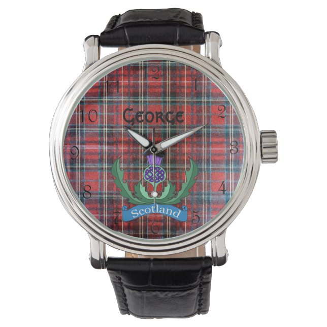 Reloj de la muñeca "Flor de Escocia" (Anverso)