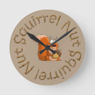reloj de la nuez de la ardilla