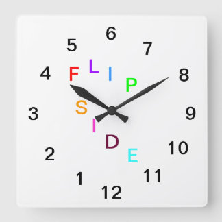 Reloj de la parte negativa