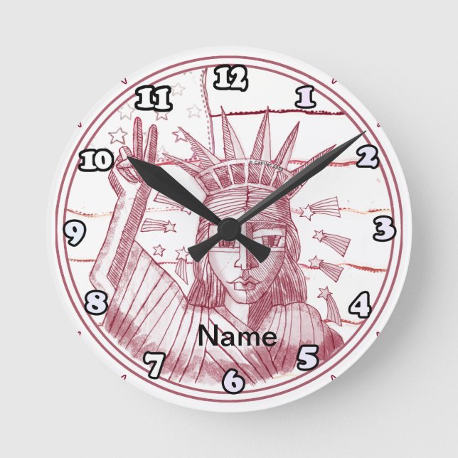 Reloj de la paz de la libertad (Anverso)