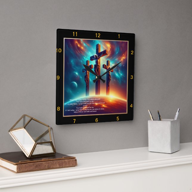 Reloj de la paz: regalo personalizado de fe (Oficina)