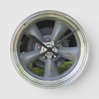 Reloj de la rueda de cinco radios de acabado satin