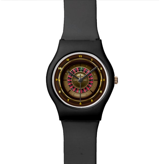 Reloj de la ruleta del casino (De cerca)
