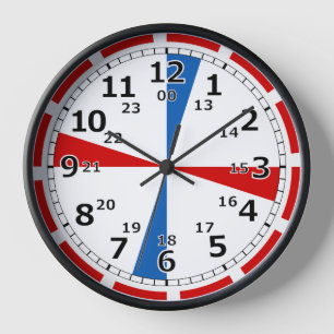 Reloj de la sala de radio con elegancia nautica y