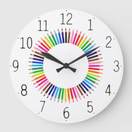 Reloj de lápiz de color