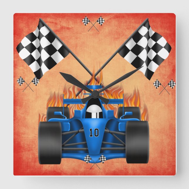 Reloj de las carreras de coches (Anverso)