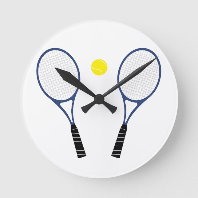 Reloj de las estafas de tenis y de pared de la (Anverso)