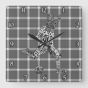 Reloj de las idiomas del fútbol del fútbol