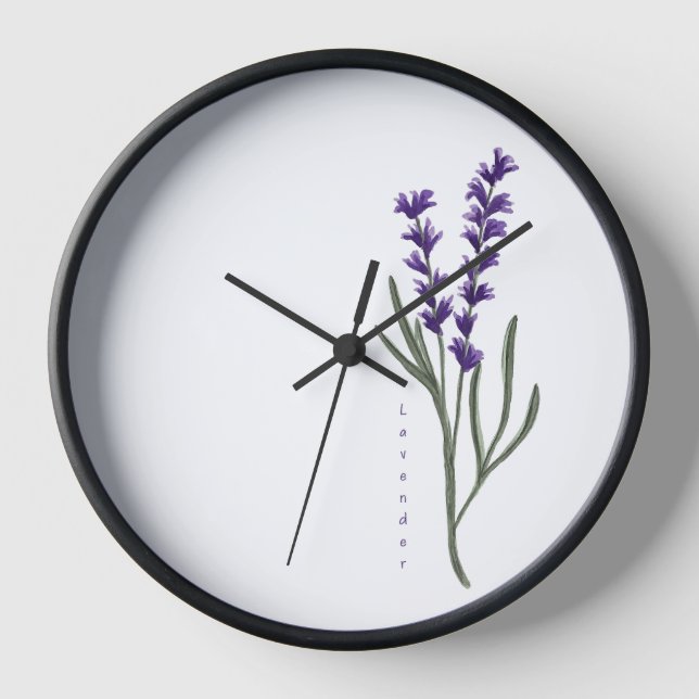 Reloj de lavanda (Anverso)