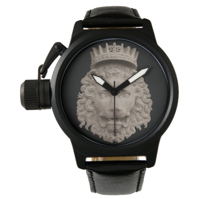 Reloj de leones coronado (Anverso)