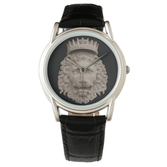 Reloj de leones coronado (Anverso)