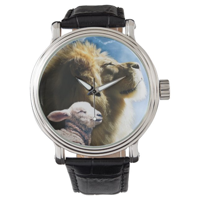 Reloj de leones y corderos (Anverso)