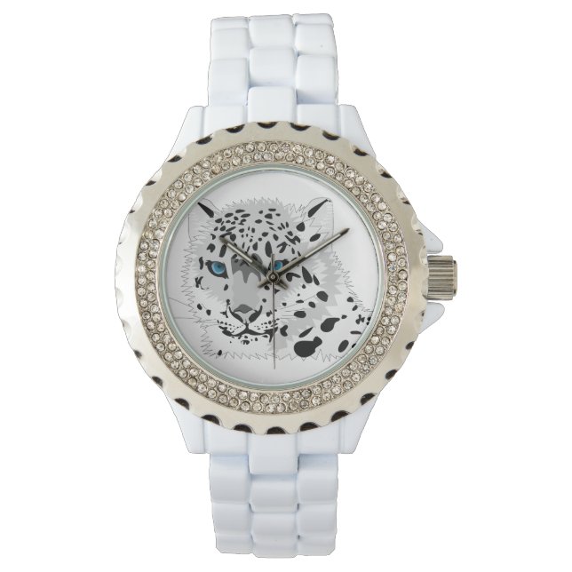 Reloj de leopardo de la nieve (Anverso)