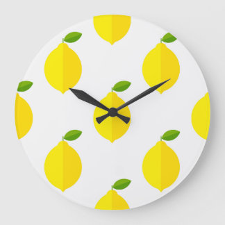 Reloj de limón amarillo