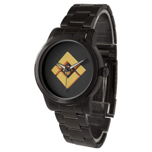 Reloj de logotipo de Binance (Angular)