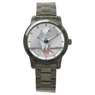 Reloj de loro personalizado para reloj de pulsera