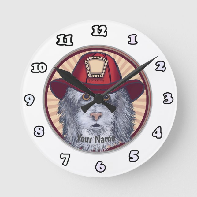 Reloj de los bomberos de Sheepdog (Anverso)