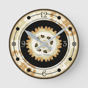 Reloj de los engranajes con capas de vapor LW