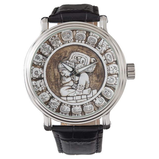 Reloj de los hombres del calendario maya (Anverso)