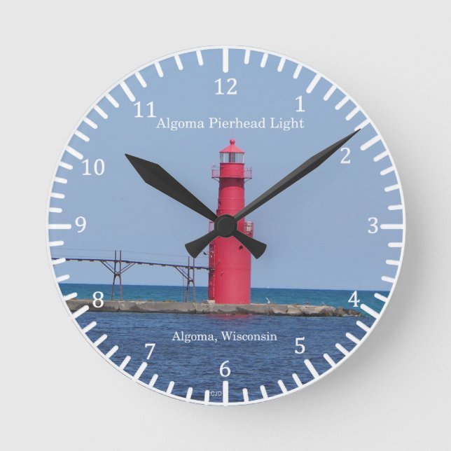reloj de luz Algoma Pierhead (Anverso)