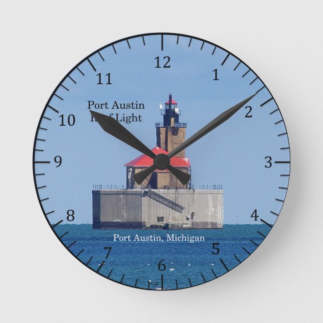 Reloj de luz de arrecife de Port Austin (Anverso)