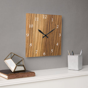 Reloj de madera de granero finalizado