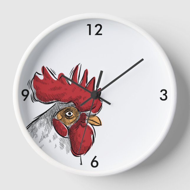 Reloj de marco de madera (Anverso)