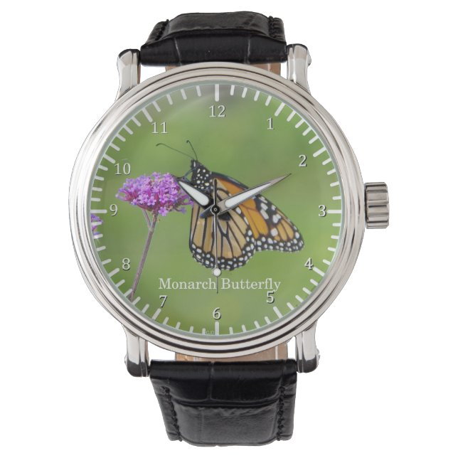 Reloj de mariposa monarca (Anverso)