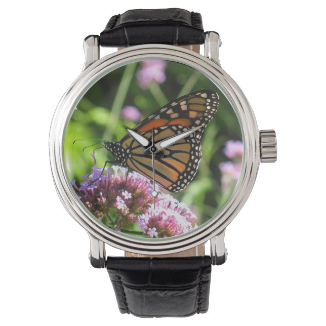 Reloj de mariposa monarca (Anverso)