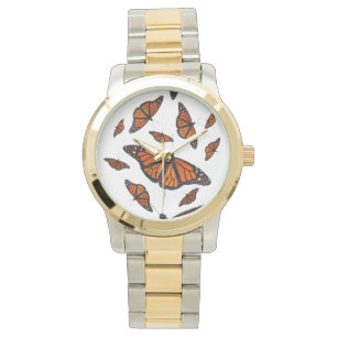 Reloj de mariposa monarca (Elegir color)