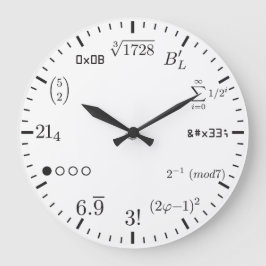 Reloj de matemáticas v1